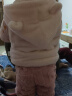 童泰秋冬季婴儿衣服5月-3岁宝宝加绒马甲外出连帽坎肩 粉色 100cm 晒单实拍图