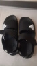 阿迪达斯 （adidas）童鞋露脚趾儿童凉鞋夏季款男童女童魔术贴软底小大童沙滩鞋GW0344 GW0344 黑 35.5 码/3uk/脚长21.5cm 实拍图