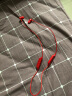 铁三角 CLR100BT  颈挂式无线蓝牙耳机 入耳式运动 手机游戏磁吸 音乐耳机 红色 实拍图