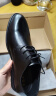 宜驰（EGCHI）皮鞋男士商务休闲正装英伦耐磨舒适通勤鞋子男 1618 黑色 41 实拍图