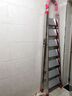 添禧 梯子家用不锈钢折叠人字梯加厚室内楼梯多功能伸缩爬梯 不锈钢加宽加厚16CM七步 实拍图