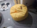 LUCKYSAC懒人沙发EPP豆袋 单人布艺客厅阳台卧室小沙发 舒适款玉米黄 实拍图