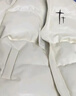 云自闲美式潮牌PU皮棉服男外套男冬季加厚棉衣宽松羽面包绒服男士棉袄 白色2311 2XL（推荐体重150-170斤） 实拍图