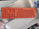 斗鱼（DOUYU.COM）DKM150 机械键盘 游戏键盘 办公电竞 电脑笔记本 可拆卸上盖 104键有线白光 元气橙 茶轴 实拍图
