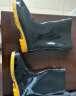 回力雨鞋男士款时尚雨靴户外防水不易滑耐磨HL8075中筒黑色41码 实拍图