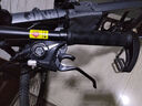 永久（FOREVER）自行车男女铝合金双碟刹山地车青少年成人越野竞技避震单车 24速26寸钢架-消光灰 实拍图