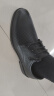 红蜻蜓夏季商务正装系带皮鞋男士镂空皮凉鞋打孔透气 WTA73761L黑色40 晒单实拍图