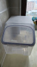 乐扣乐扣（LOCK&LOCK）米桶 塑料储物米箱12升装（可容纳10kg大米）带滑轮赠量杯 HPL510 实拍图