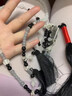 芯奢背云长璎珞明制马面裙女平安锁项链女纪念红色软璎珞古装纪念礼物 项链·背云一体 实拍图