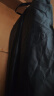 阿悠胖大码西服套装男商务结婚伴郎西装礼服 藏青西服西裤 3XL/190 实拍图