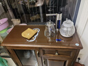 笛浪实木茶吧机家用全自动立式下置式水桶木制柜式饮水机柜美式新中式茶水柜全自动水龙头餐边柜 笛浪9908#胡桃色全实木 温热型 全自动带遥控 温热 实拍图
