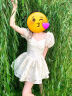 FOX.G连衣裙女士纯欲裙子夏天新品女装2024夏季新款气质衣服小个子女裙 提花泡泡袖收腰公主裙 L 【建议100-110斤】 实拍图