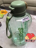 颂可吨桶Tritan饮用水杯大容量运动水壶耐高温杯子健身军训水杯 清仓特价*【Tritan材质】绿色2200ml 实拍图