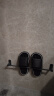 卡贝（cobbe）浴室枪灰拖鞋架太空铝免打孔沥水置物架卫生间门后壁挂鞋子收纳架 枪灰-50cm-单杆 实拍图