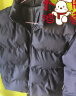 啄木鸟棉服男棉衣秋冬季潮流加厚外套男士衣服秋冬装潮流面包服男装 黑色 XL 实拍图