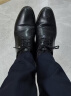 宜驰（EGCHI）皮鞋男士商务休闲正装英伦耐磨舒适通勤鞋子男 1618-G 黑色 41 实拍图