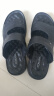 奥康（Aokang）凉鞋沙滩鞋男鞋舒适休闲露趾透气两穿简约 黑色40码 晒单实拍图