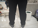 虎迹 运动裤加绒加厚羊羔绒运动裤男冬季跑步锻炼保暖运动长裤 黑色（直口1808款） 3XL 实拍图