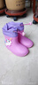 lemonkid儿童雨鞋男女童防滑鞋小童宝宝防水雨靴 飞天独角兽新款 150 实拍图