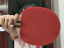红双喜三星级乒乓球拍横直拍套装H3（横直 附乒乓球） 晒单实拍图