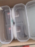 禧天龙塑料保鲜盒密封零食水果干货储物盒冰箱收纳整理盒子 2L  3个 实拍图