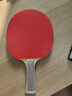 红双喜乒乓球拍专业狂飙3双面反胶碳素底板9星乒乓球拍单拍-发顺丰 天极蓝 长柄横拍【天弓+天极】 实拍图
