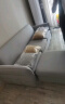 林氏家居现代简约布艺沙发客厅折叠沙发床两用棉麻双人沙发小户型家具1012 科技布皓月|2.4m带踏|靠背可调 实拍图