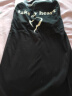 唐狮（TonLion）2024女圆领撞色插肩袖长袖T恤 黑色 L  晒单实拍图