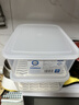 sungsa冰箱保鲜盒食品级冷冻盒收纳盒水果盒双开门大骨头冷藏冰柜储藏盒 抗菌款（单个装） 4.5L 实拍图