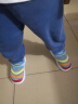卡特兔儿童凉鞋夏季男童毛毛虫凉拖女宝机能鞋包头学步鞋XBF3蓝色14.5cm 实拍图