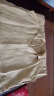 无印良品 MUJI 女式 麻 水洗 开领半袖连衣裙 女装汉麻裙子夏季 BC2JLA4S 烟熏黄色 M 160/84A 晒单实拍图