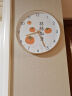BBA 挂钟客厅家用柿柿如意北欧风创意餐厅装饰钟表挂墙石英钟30cm 实拍图