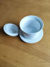 贝瑟斯 陶瓷碗炖盅 汤碗隔水炖盅内胆蒸蛋碗小燕窝盅月子餐具罐带盖勺碟 实拍图
