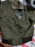 BUTAO 男装冬季棉衣男工装休闲外套加绒加厚棉服夹克短款棉袄新款 军绿色 2XL 实拍图