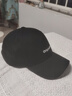 力嘶（RIOREX）棒球帽大头围帽子男遮阳防晒鸭舌帽时尚弯檐百搭女潮情侣帽 黑色 62cm（61-63cm）本布后带 实拍图