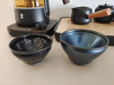 束氏 非遗建阳建盏茶杯品茗杯铁胎茶盏主人杯陶瓷茶具龙年礼物 蓝龙鳞 实拍图