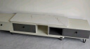全友家居 现代简约岩板台面茶几电视柜组合灰白双色储物柜子120797A 实拍图