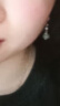 凡帝姿S925银珍珠和田玉耳环耳坠女士气质复古国风玉石耳钉耳钩时尚饰品 和田玉耳环 实拍图