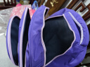 史努比（SNOOPY）初中生书包大容量多隔层背包4-9年级女生高中学生双肩包 紫色 实拍图