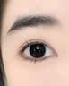 moody美瞳半年抛1片学生党彩色隐形眼镜巧克力麻薯150度 实拍图