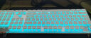 适用华硕天选6pro/5/4/3静音机械手感无线键盘鼠标套装拯救者 金属黑【蓝光】无线版单键盘 无线2.4G 实拍图
