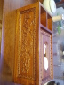 杺园收纳盒红木纸巾盒中式复古创意实木抽纸盒缅甸花梨木质客厅 多子多福双格收纳盒 实拍图