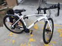 Jeep吉普公路自行车男女变速700C细轮碟刹弯把跑车越野学生赛车速飞 弯把-黑白 21速高配 26英寸 实拍图
