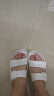 Devo Life的沃男女同款凉拖EVA一字拖鞋外穿夏季防水海边沙滩鞋1618 白色EVA 37 晒单实拍图
