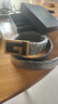 头层派（TOUCENGP）无头皮带男真皮不带头板扣打孔腰带条头层牛皮带身针扣不带扣 深咖宽度3.8cm【打孔】 115cm 拍下请留言长度 实拍图
