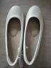 无印良品（MUJI）女式 皮革 平底鞋(女士) 鞋子 米白色 235mm/37码（2.0） 实拍图