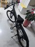 兰令软尾山地自行车成年人变速碟刹越野骑行男女学生双减震单车 魅影灰【前后培林花鼓+软尾双减震+内走线】 24英寸(145-165cm身高) 30速 实拍图