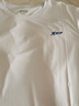 特步（XTEP）童装儿童夏季短袖针织衫短T中大童男童透气速干运动休闲T恤 珍珠白【9012】 170 cm 实拍图