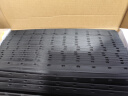 DSB（迪士比）10孔装订夹条 黑色 A4 15mm 装订150页 办公用品标书合同装订打孔机塑料压条 100根/盒 实拍图