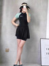 微光里温泉游泳衣女2024连体遮肉保守显瘦游泳馆专用学生泳装女 保守泳装(建议80-125) 实拍图